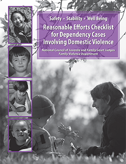 Cover Photo for Reasonable Efforts Checklist for Dependency Cases Involving Domestic Violence