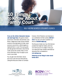 Cover Photo for 10 Things to Know About Family Court