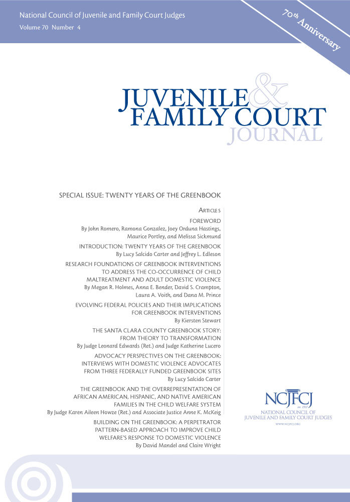 Juvenile and Family Court Journal Cover Photo
